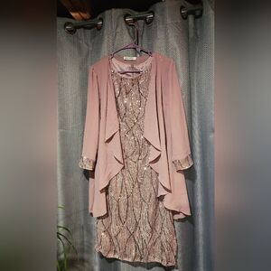 Grace Karin Pink Midi Dress